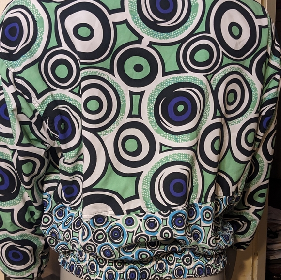 Le Coq Sportif vintage 90s abstract bomber - Picture 5 of 10